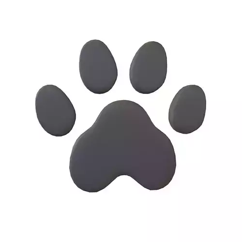 Dog Paw Print v1 001