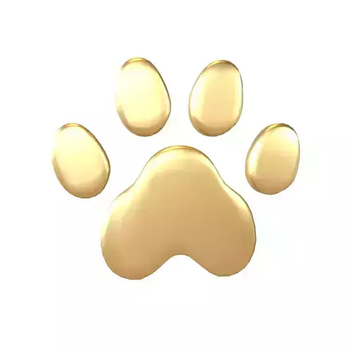 Dog Paw Print v1 003