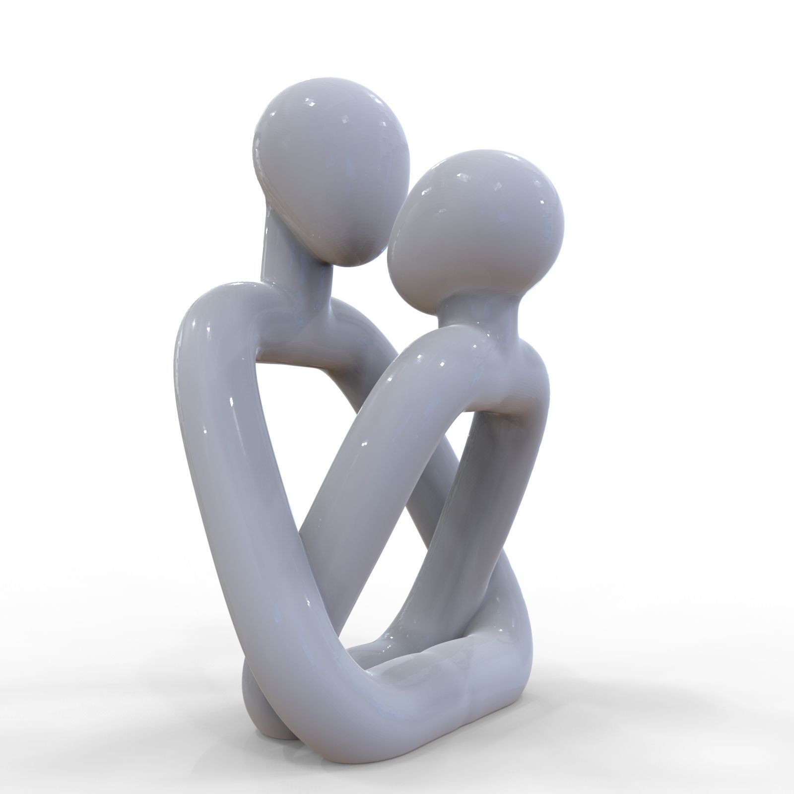 Embrace- 3D Printable Couple Sculpture 3D print model_5