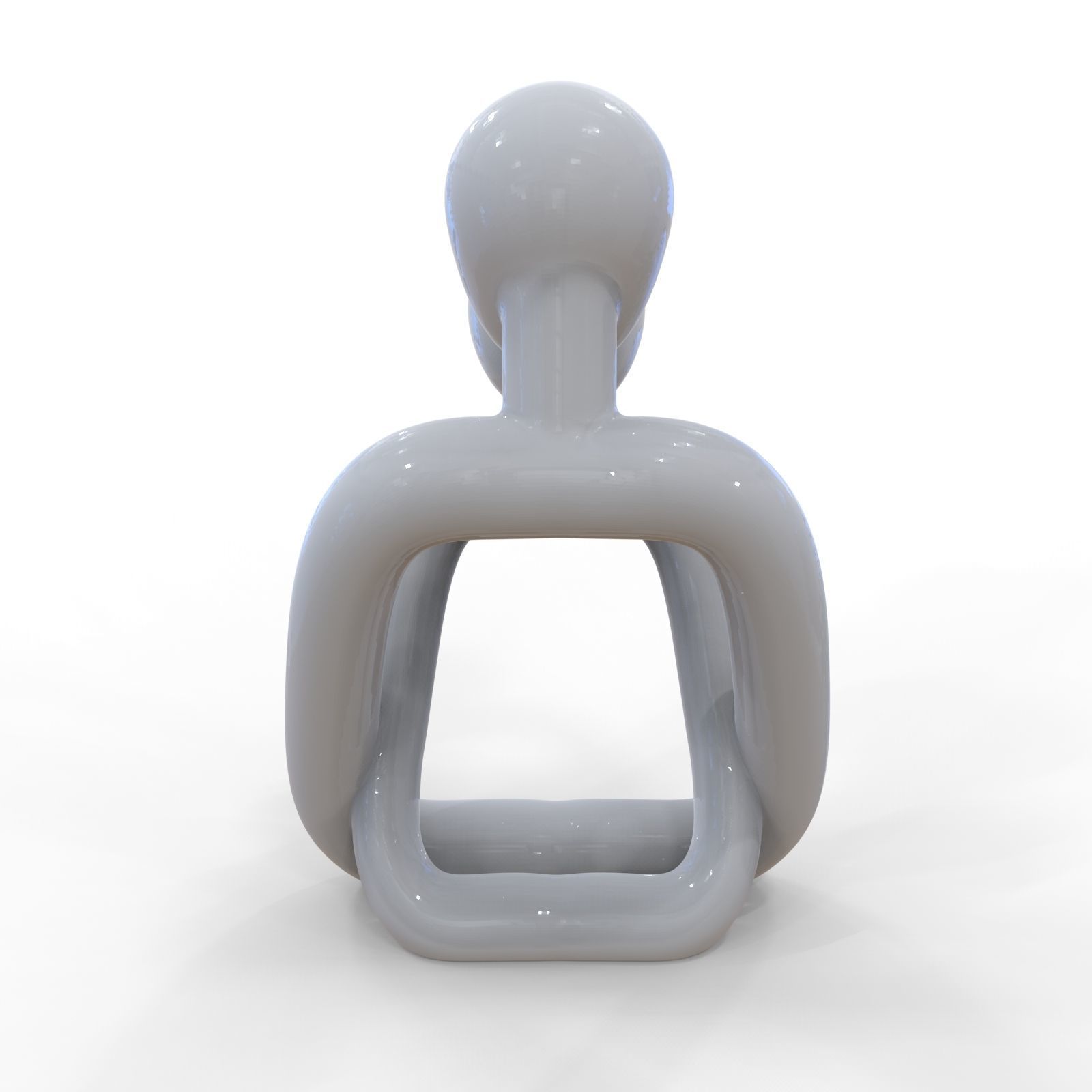 Embrace- 3D Printable Couple Sculpture 3D print model_2