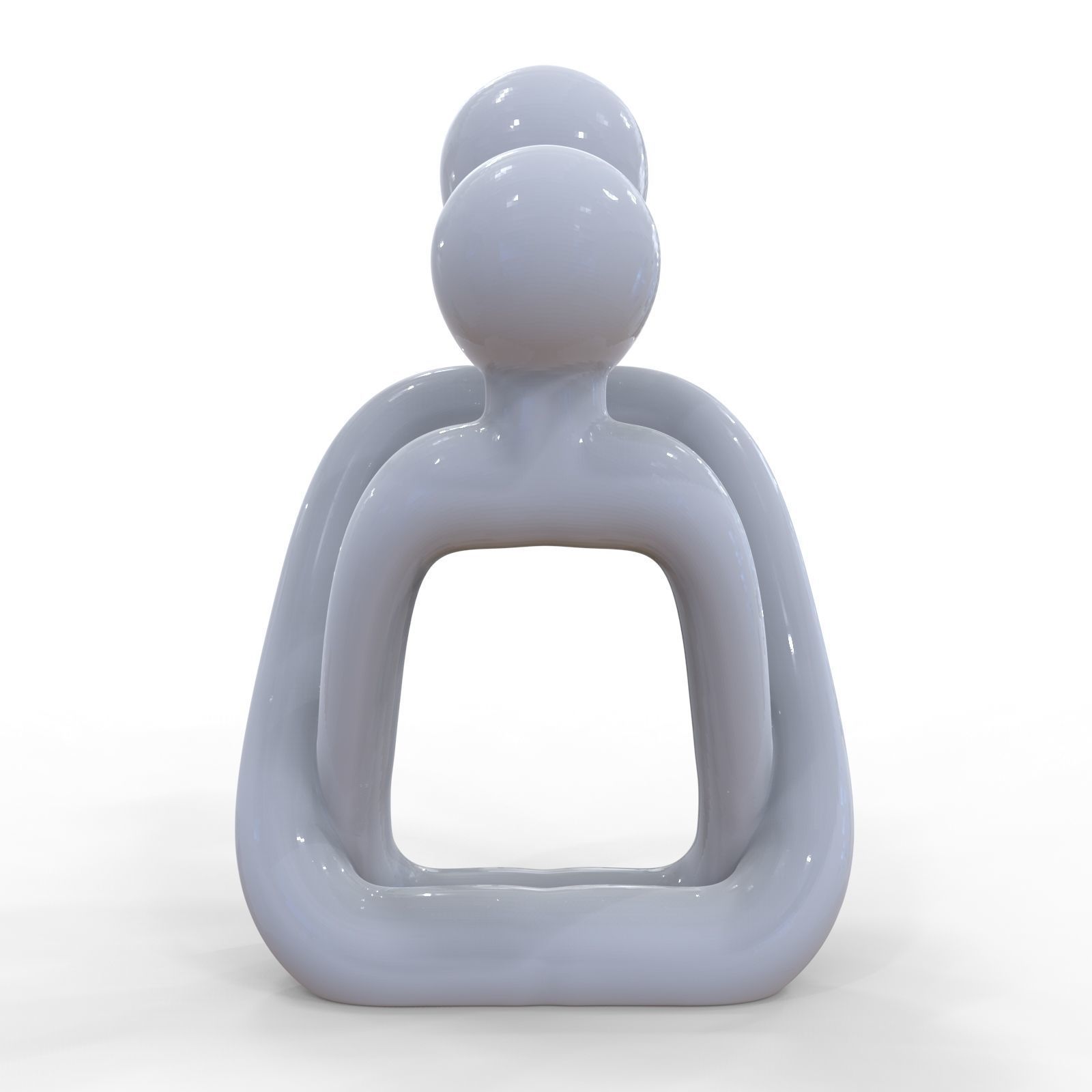 Embrace- 3D Printable Couple Sculpture 3D print model_6