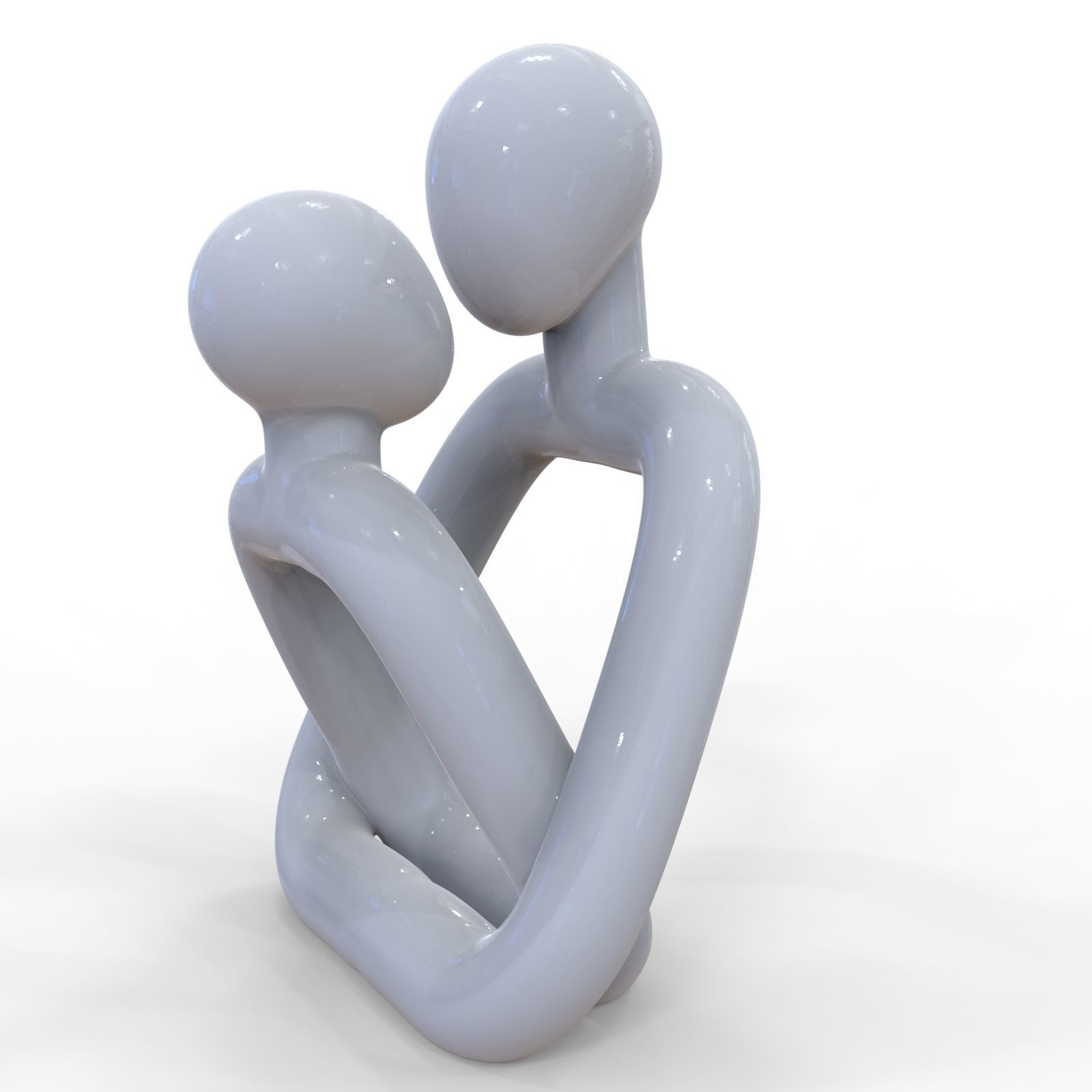 Embrace- 3D Printable Couple Sculpture 3D print model_7
