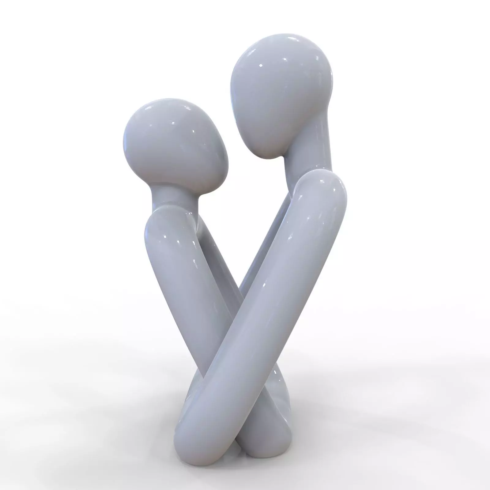 Embrace- 3D Printable Couple Sculpture 3D print model_0