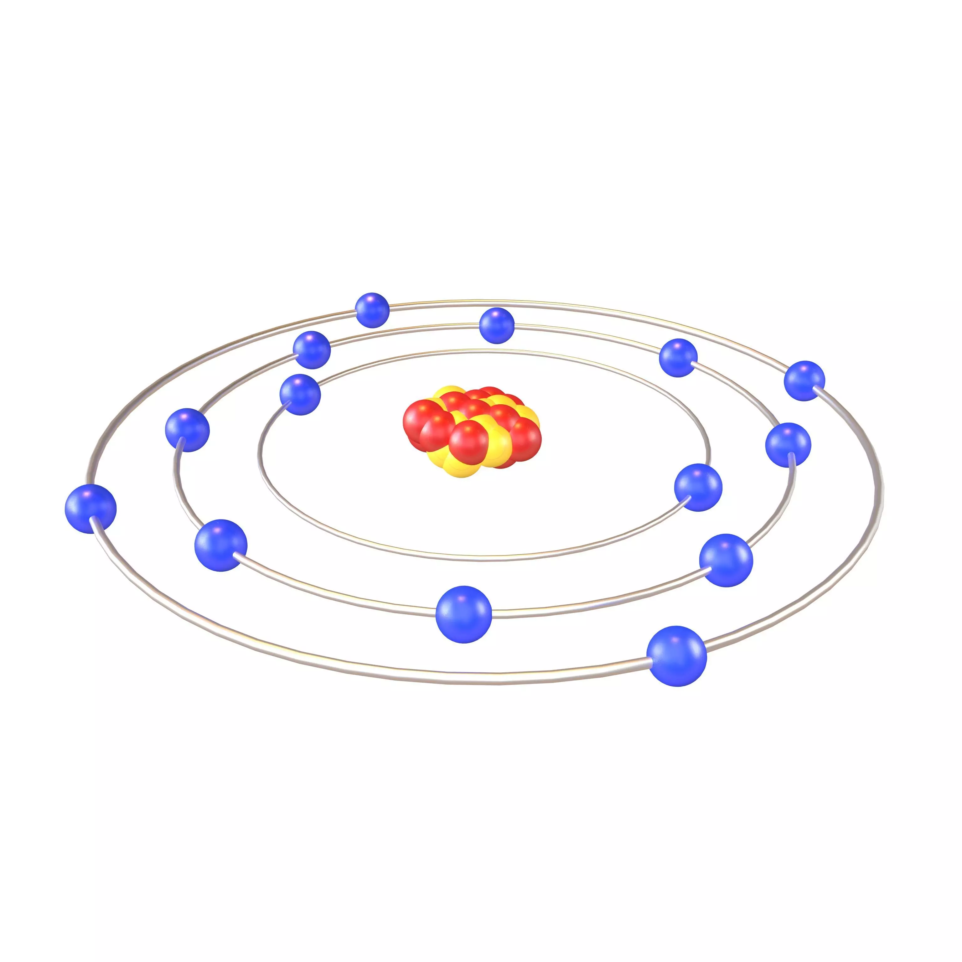 Silicon Chemical Element v1 001 Low-poly 3D model_0