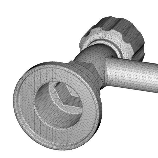 Plastic Shower Tap 3D model_7