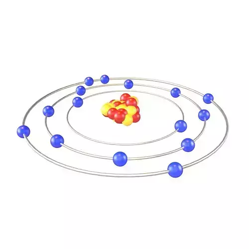 Phosphorus Chemical Element v1 001 Low-poly 3D model