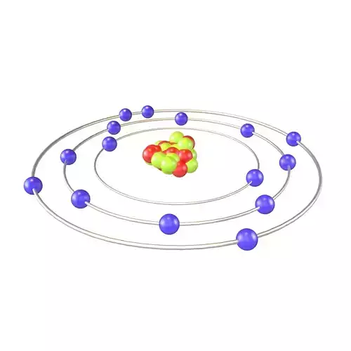 Phosphorus Chemical Element v1 003 Low-poly 3D model