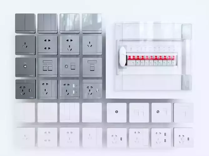 switch socket 3D model