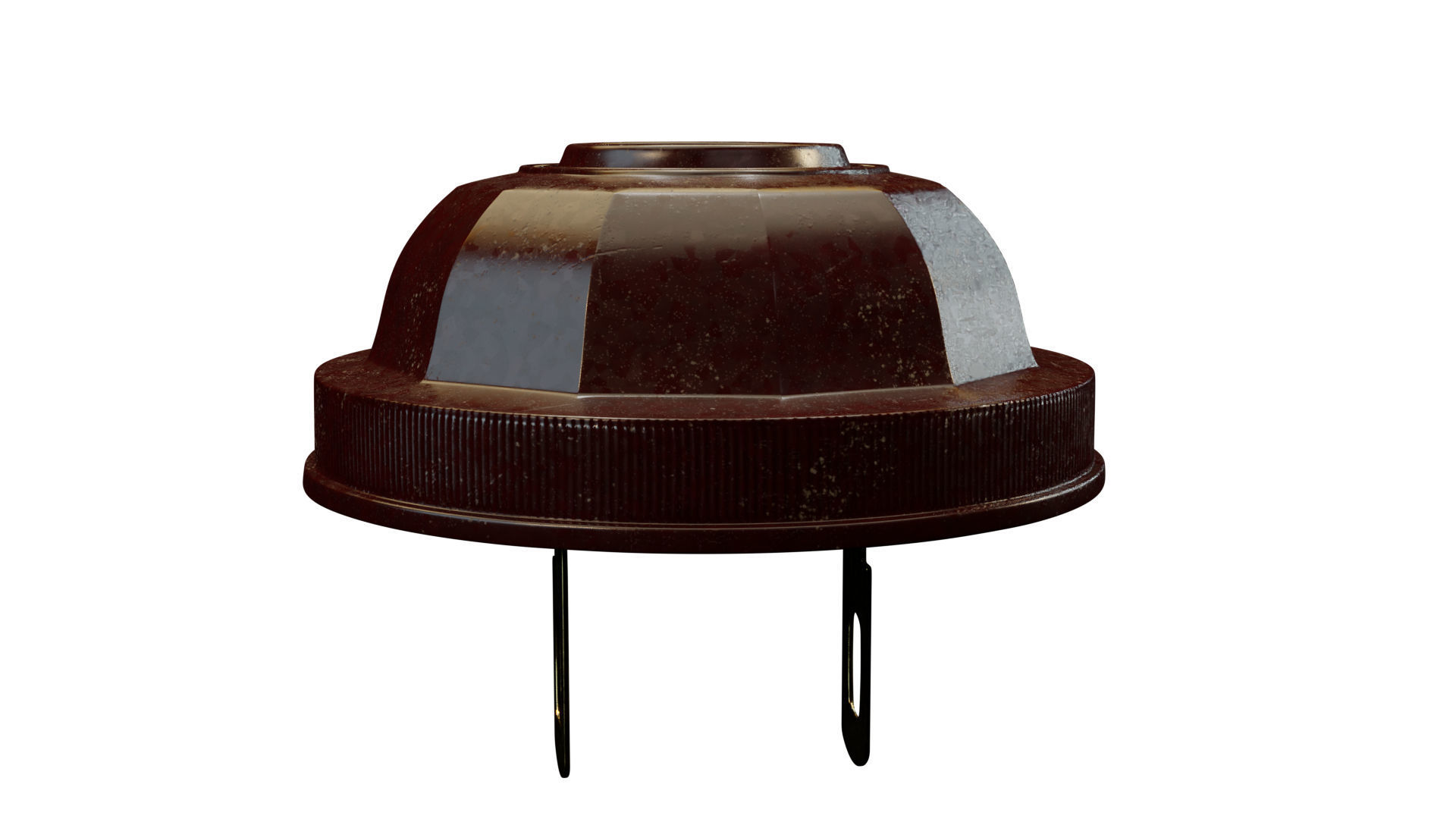 Vintage bakelite power plug 3D model_6