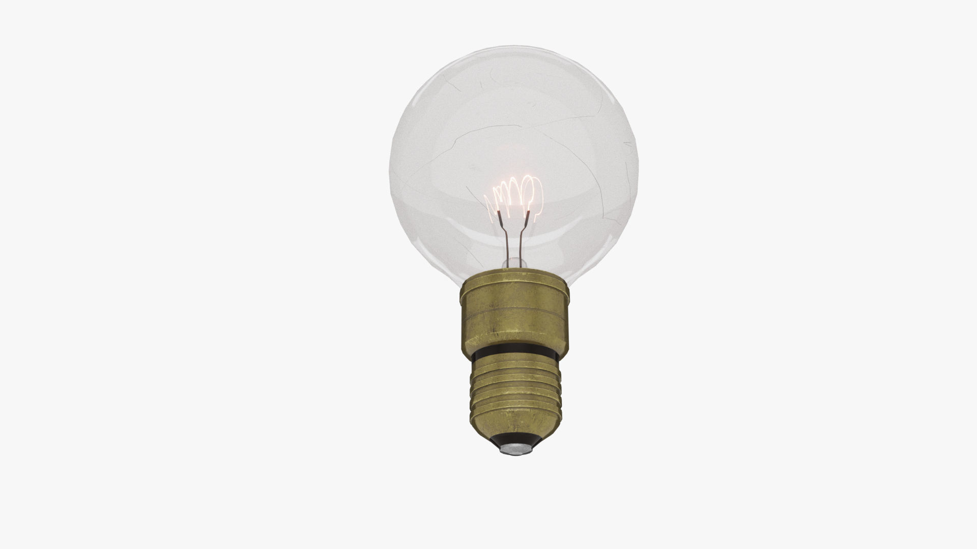 Vintage light bulb 3D model_4