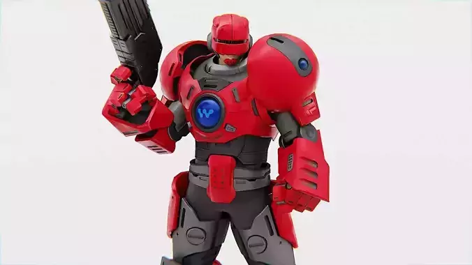 CYBER SOLDIER NEMO   RIGGED