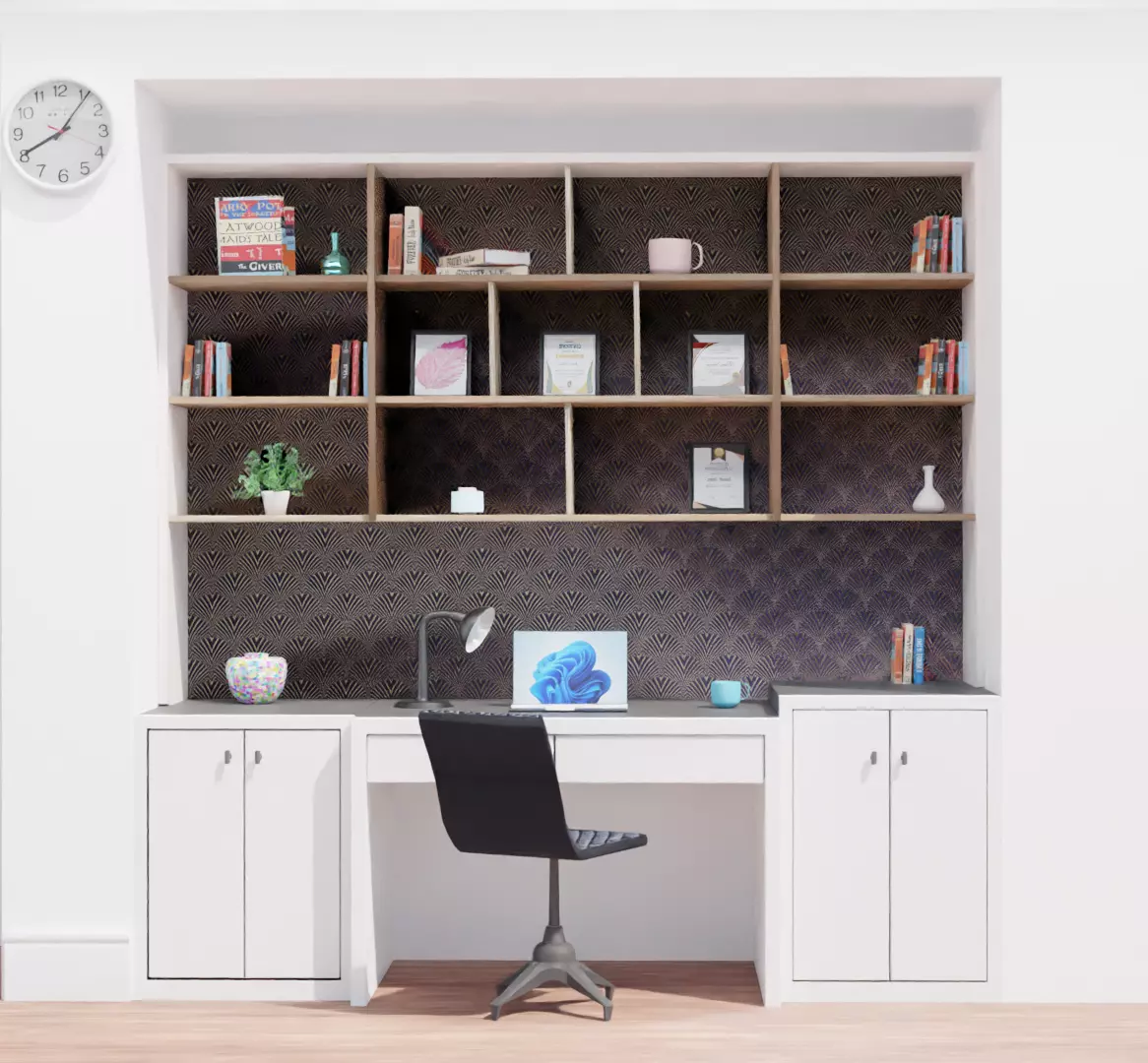 Personal Room Interior Low-poly 3D model
