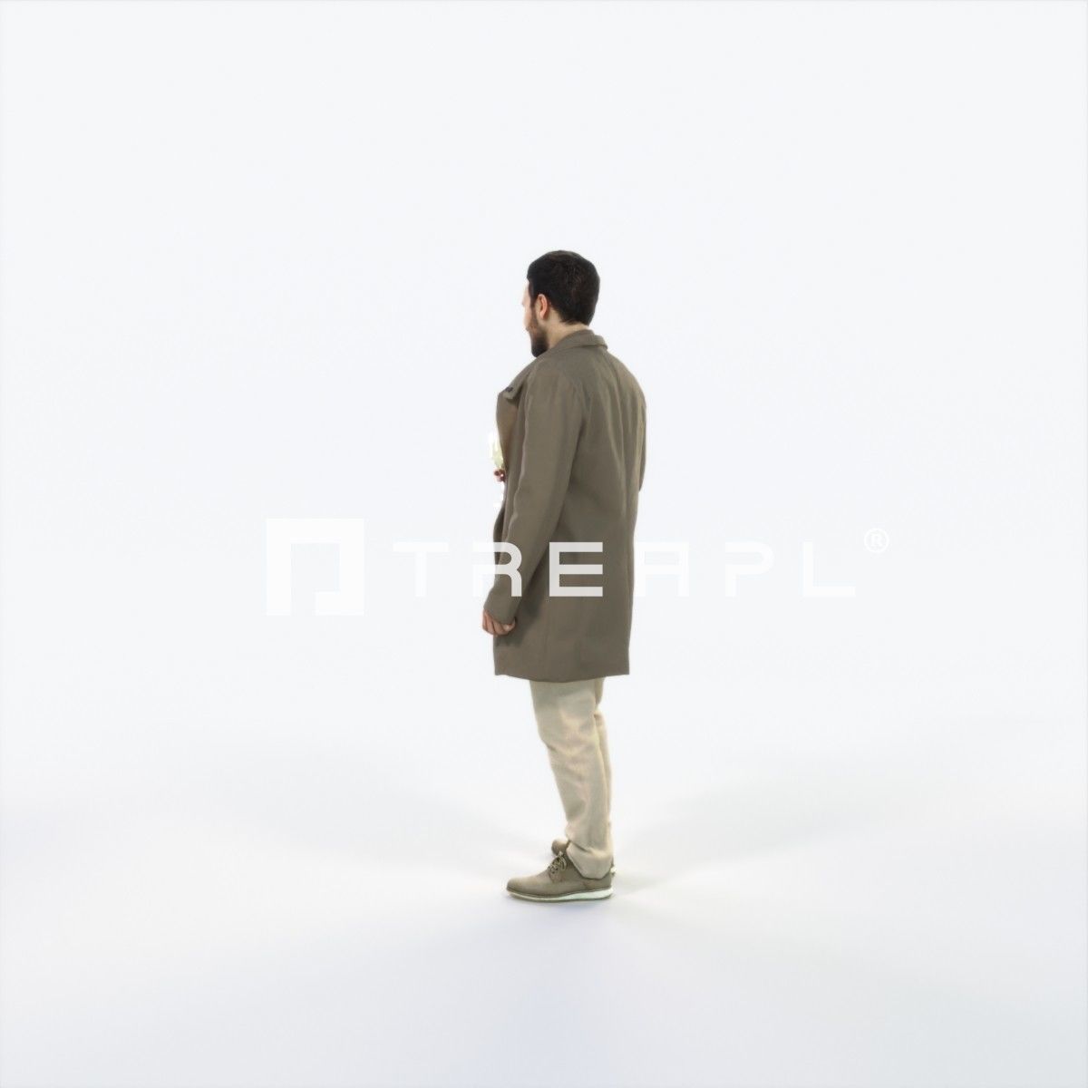 Flow 02K Champagne Glass Elegant Man Low-poly 3D model_5