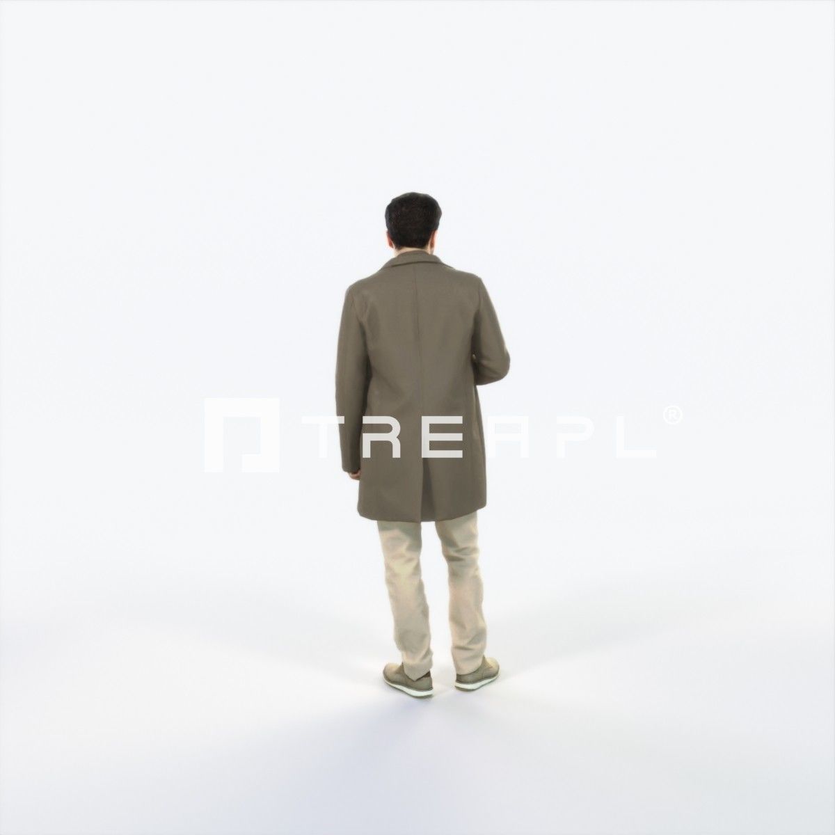 Flow 02K Champagne Glass Elegant Man Low-poly 3D model_4