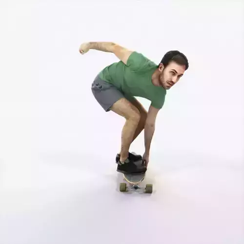 Flow 03K Riding a Skateboard Sports Man