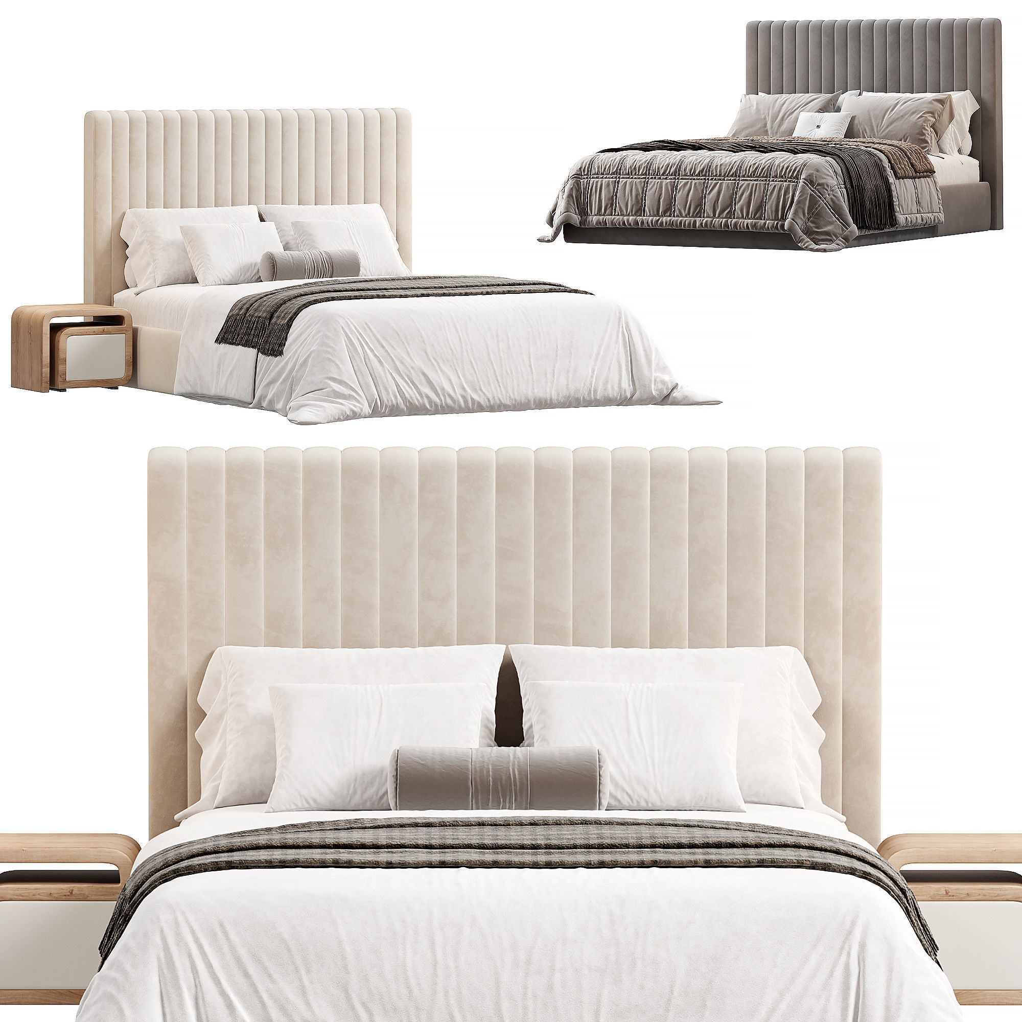 MINNESOTA Bed by cazarina 3D model_8