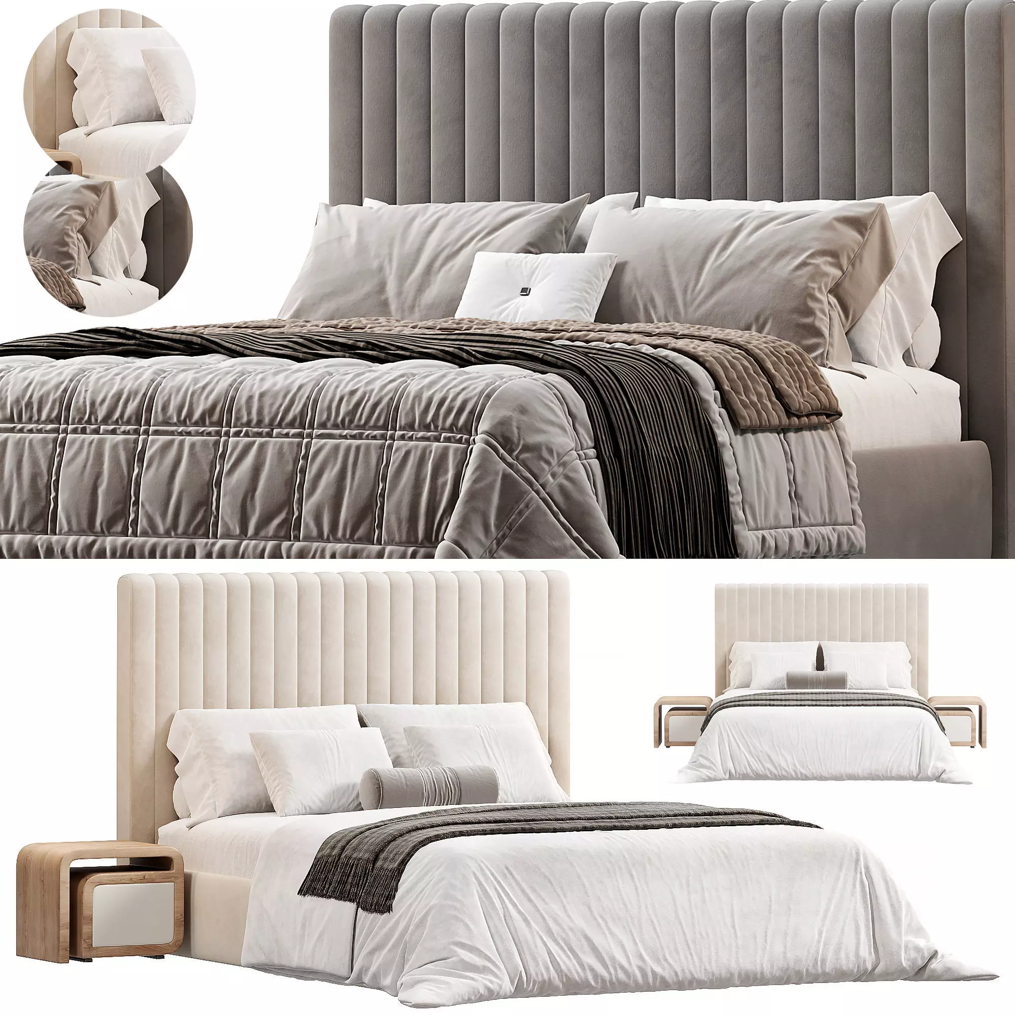 MINNESOTA Bed by cazarina 3D model_0