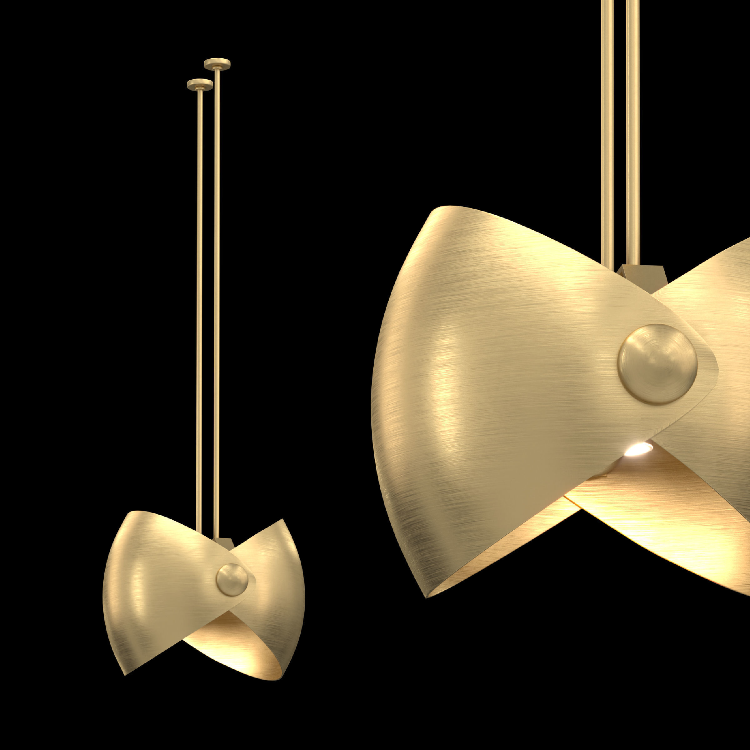 Zeta Chandelyer 3D model_1