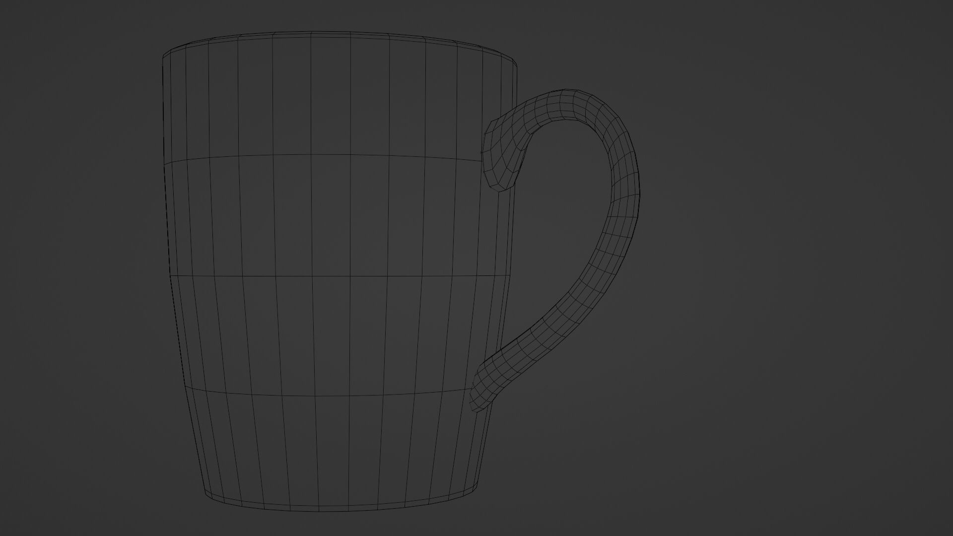 Red Mug 3D Model Free low-poly 3D model_5