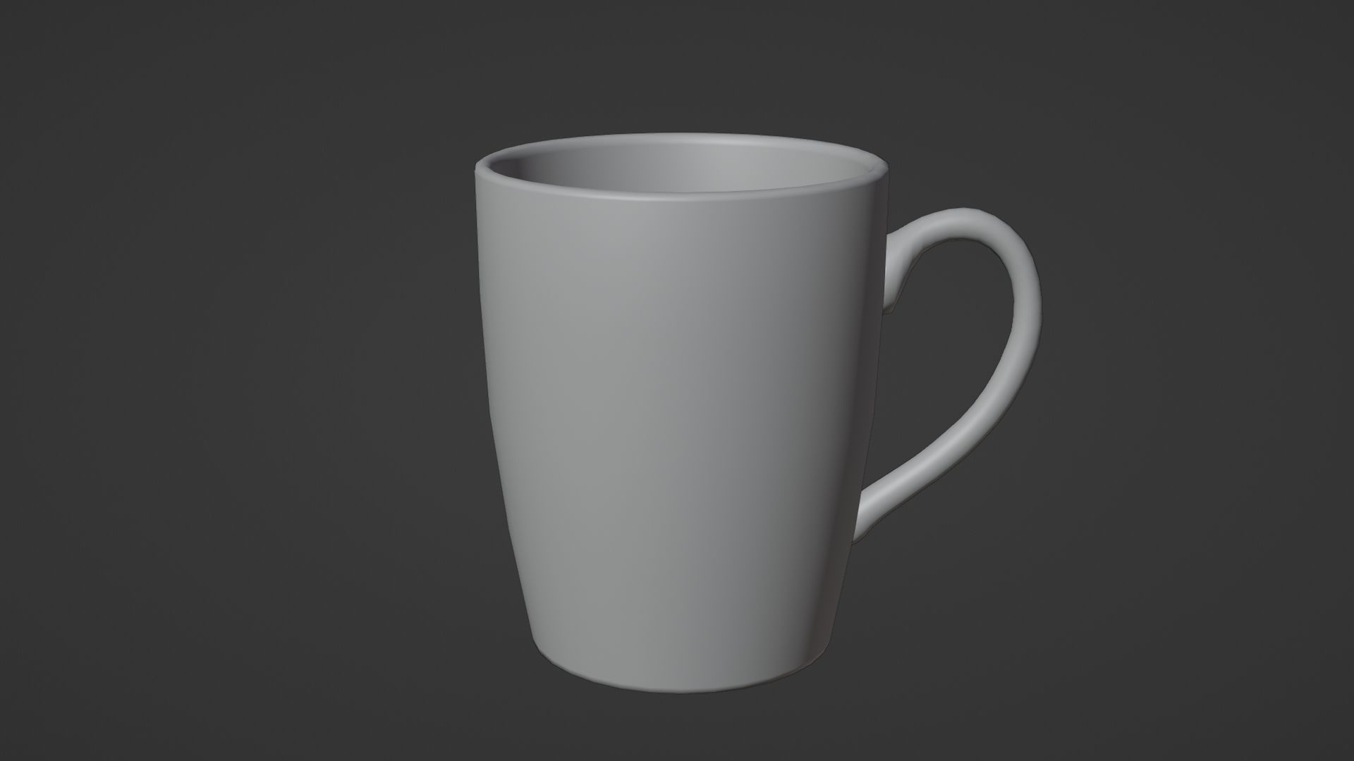 Red Mug 3D Model Free low-poly 3D model_1