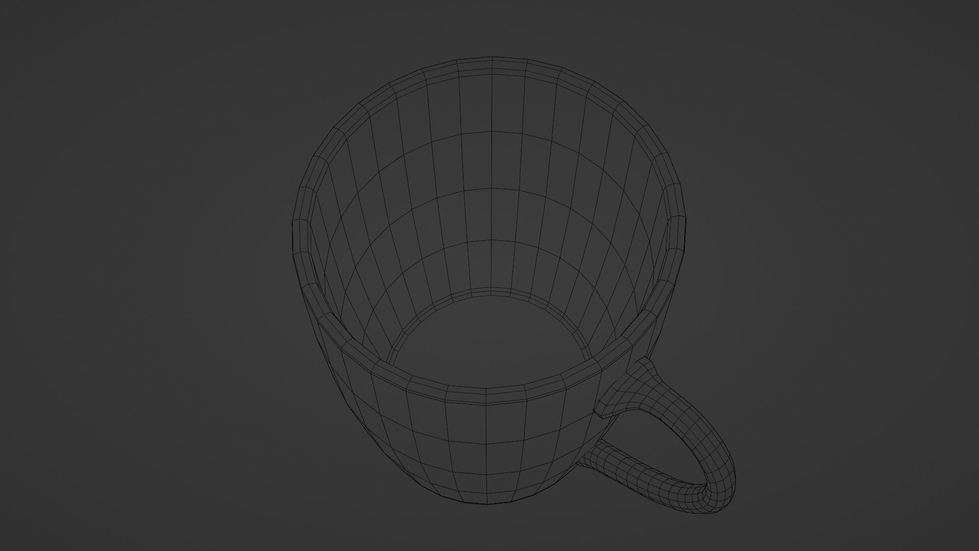 Red Mug 3D Model Free low-poly 3D model_8