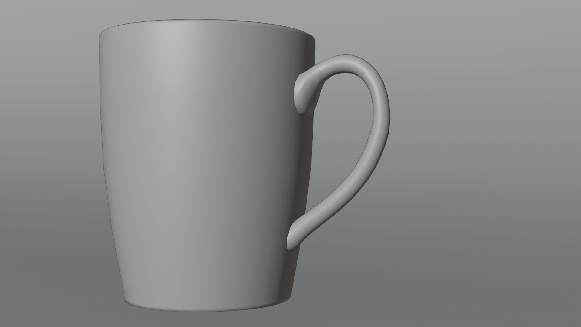 Red Mug 3D Model Free low-poly 3D model_4