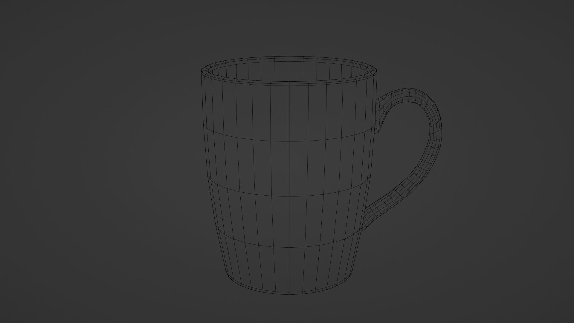 Red Mug 3D Model Free low-poly 3D model_2
