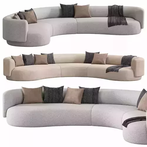 FAO PANORAMIC SOFA by Southhillhome 3D model