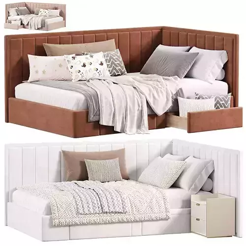Nancy Bed by livemaster 3D model