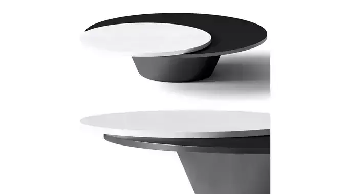 Lazy Moon coffee table by Ralph Pucci 3D model