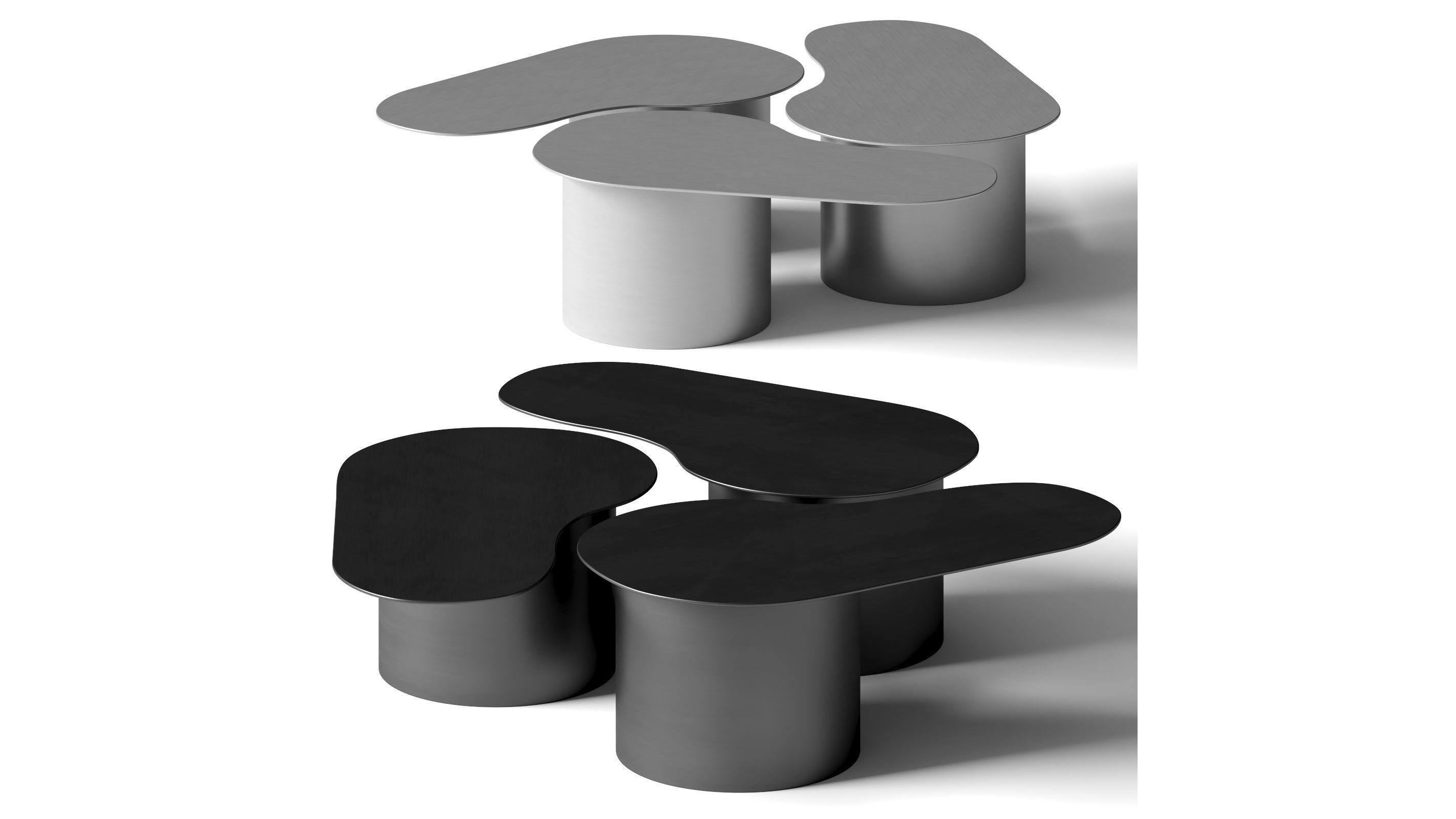 Attraction Coffee Tables by Ralph Pucci 3D model_1