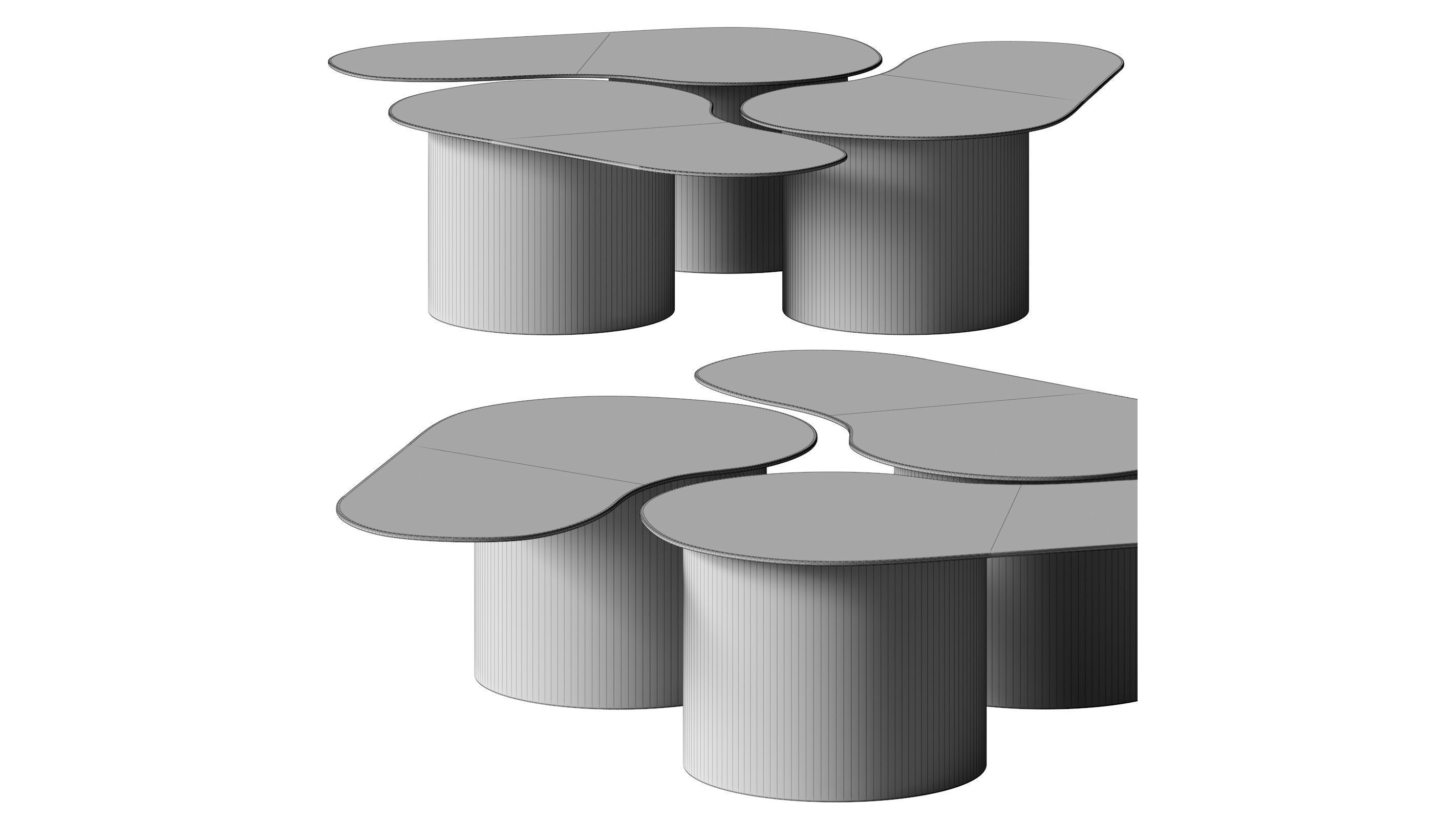Attraction Coffee Tables by Ralph Pucci 3D model_2