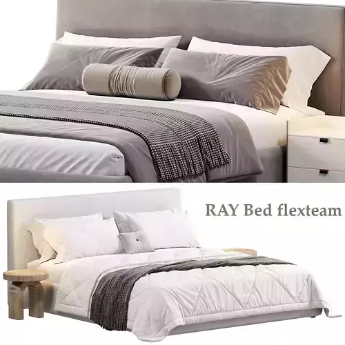 RAY Bed flexteam 3D model