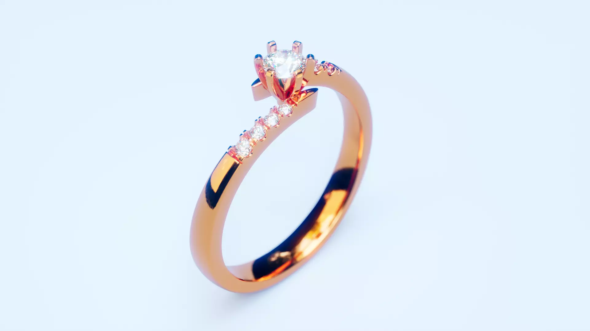 Engagement Ring 38 3D print model_0
