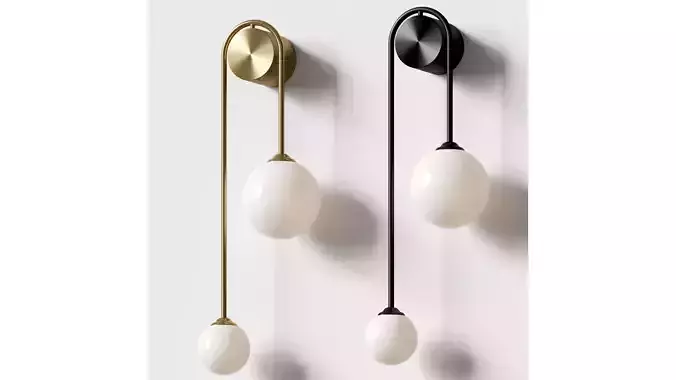 Opalglas Kugel - Clearhalo