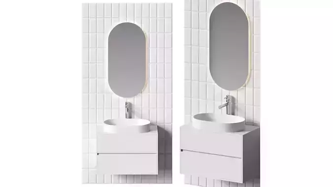 Cersanit CREA 80 with Rea Nadia and Rea Tess