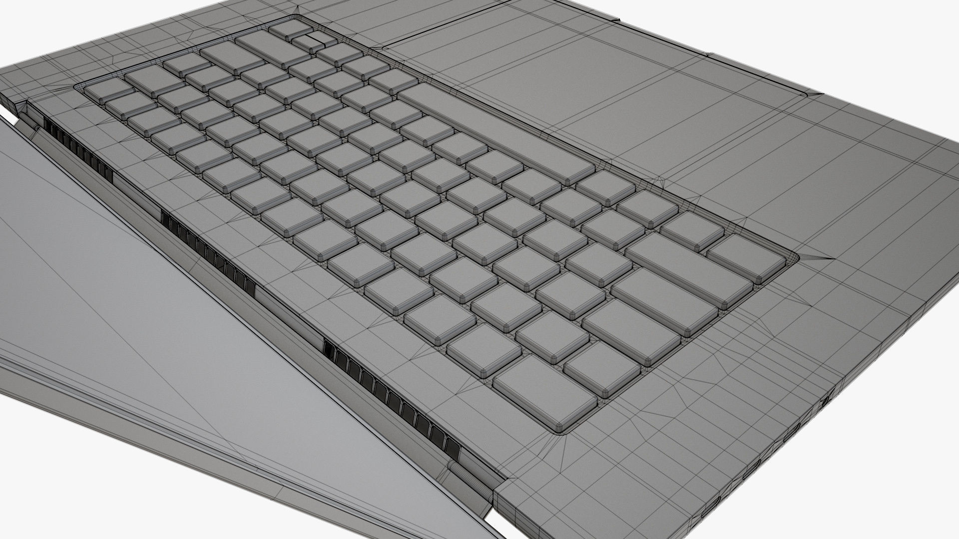 Laptop Black 3D model_16