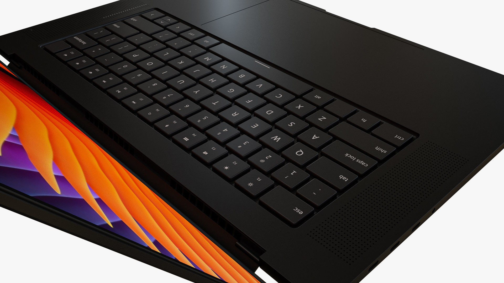 Laptop Black 3D model_11