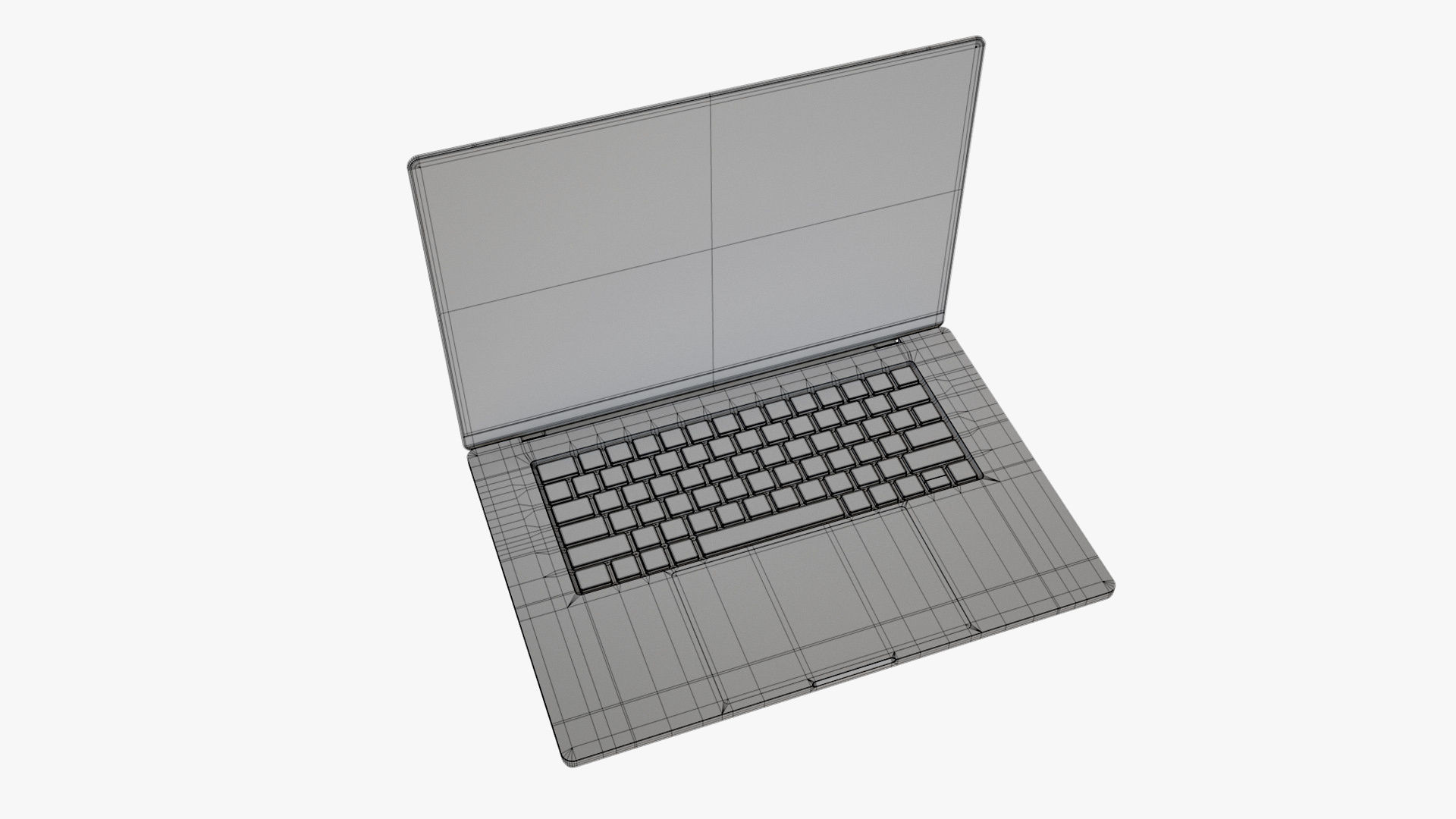 Laptop Black 3D model_14