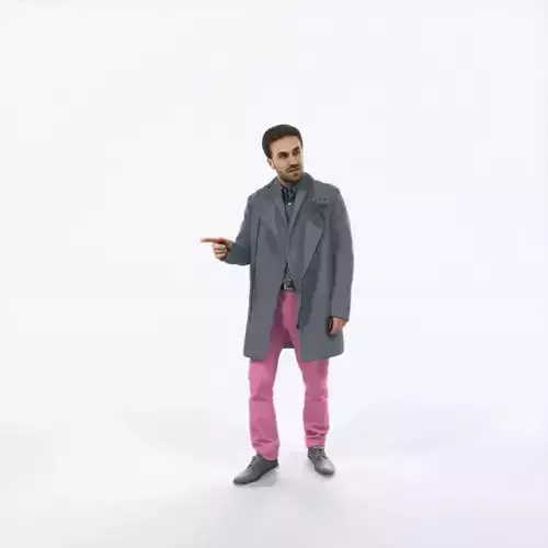 Flow 09J walking Elegant Man