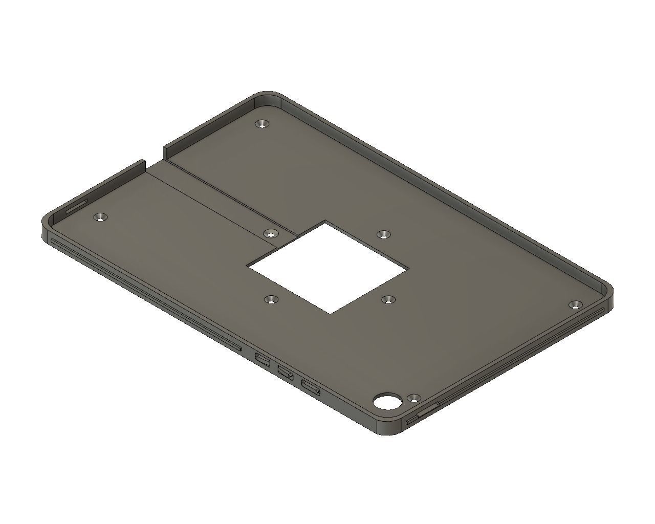 SAMSUNG GALAXY TAB A8 SM-X200 WALL MOUNT 3D print model_1