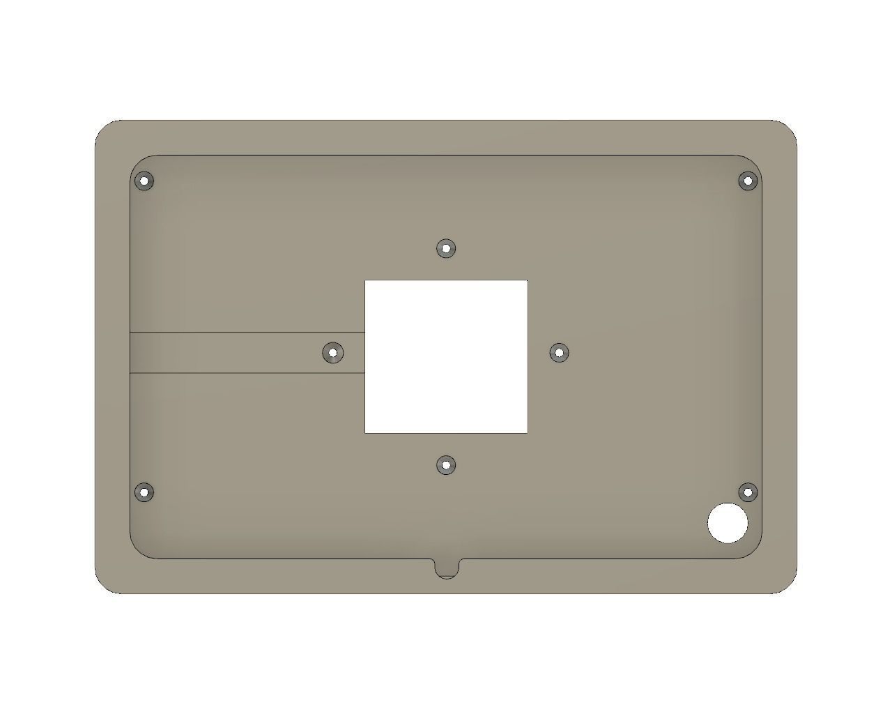 SAMSUNG GALAXY TAB A8 SM-X200 WALL MOUNT 3D print model_3