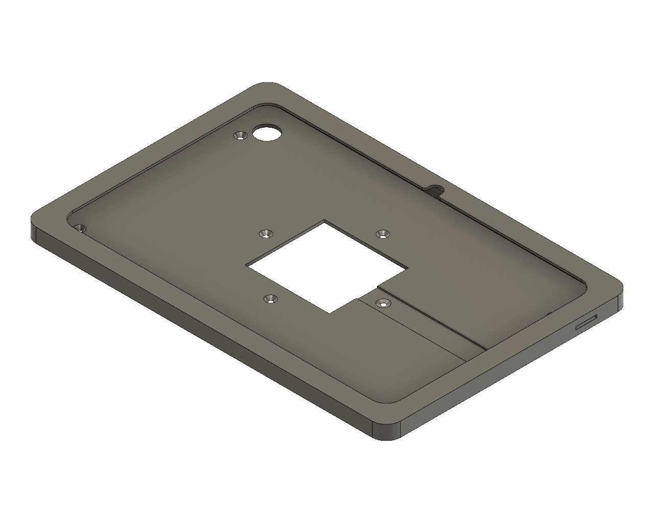 SAMSUNG GALAXY TAB A8 SM-X200 WALL MOUNT 3D print model_4