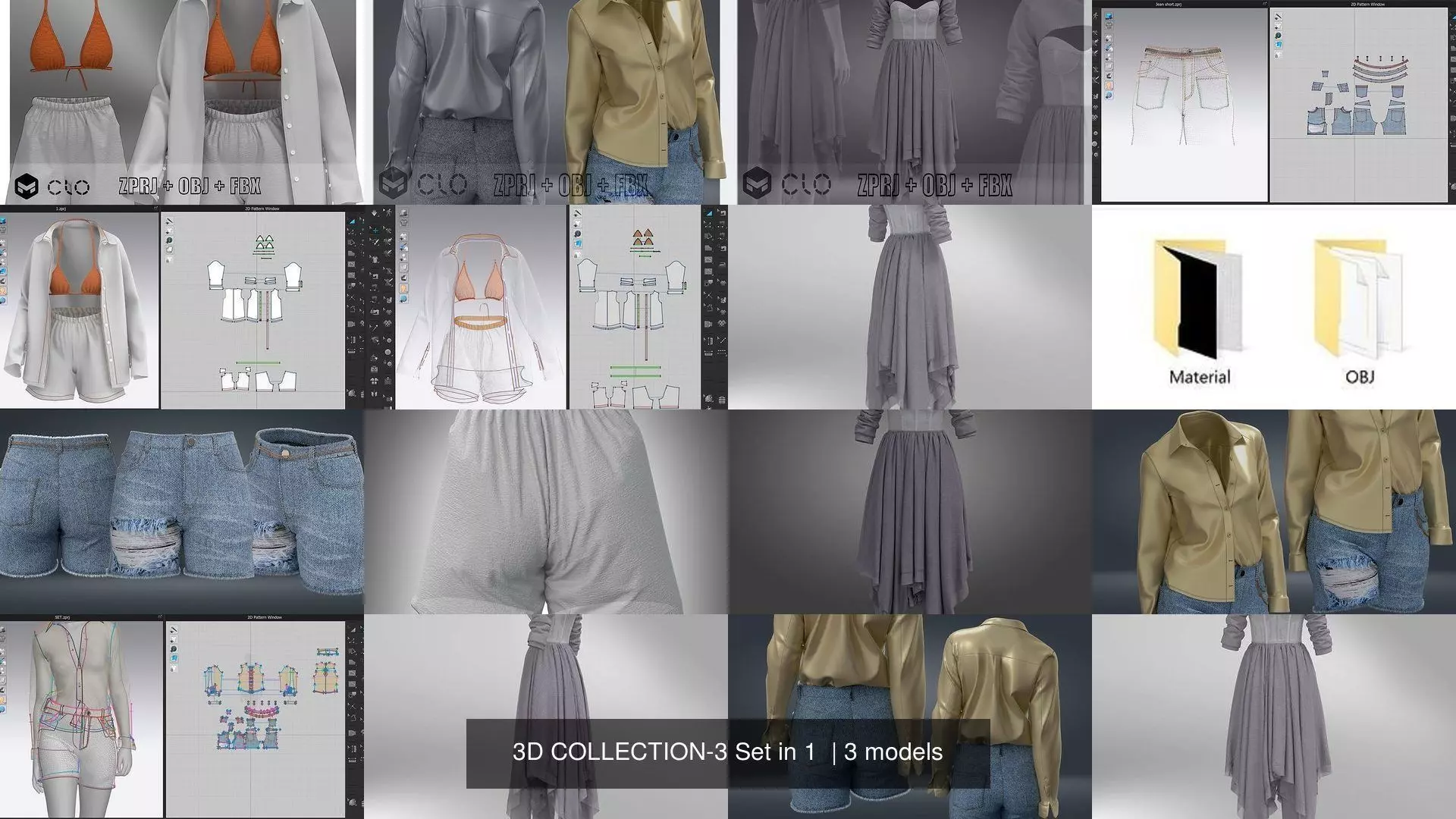 3D COLLECTION-3 Set in 1  _3