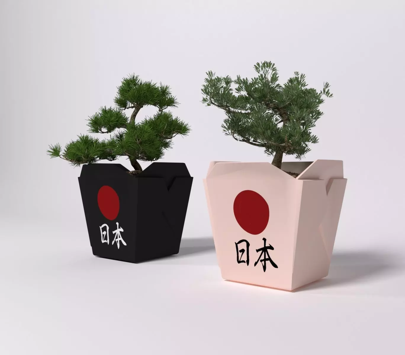 Bonsai Low-poly 3D model_0