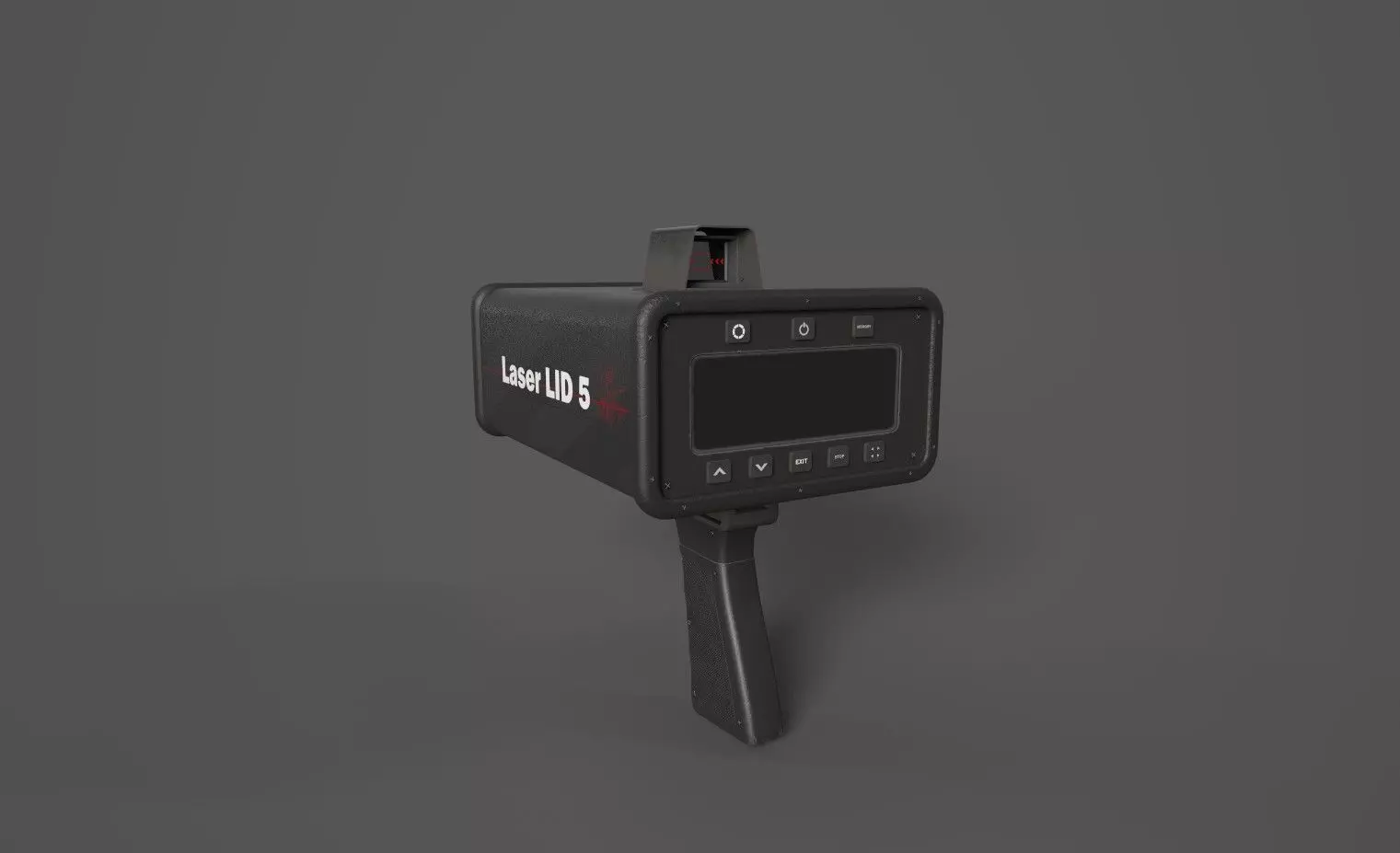 Police Radar Gun Low-poly 3D model
