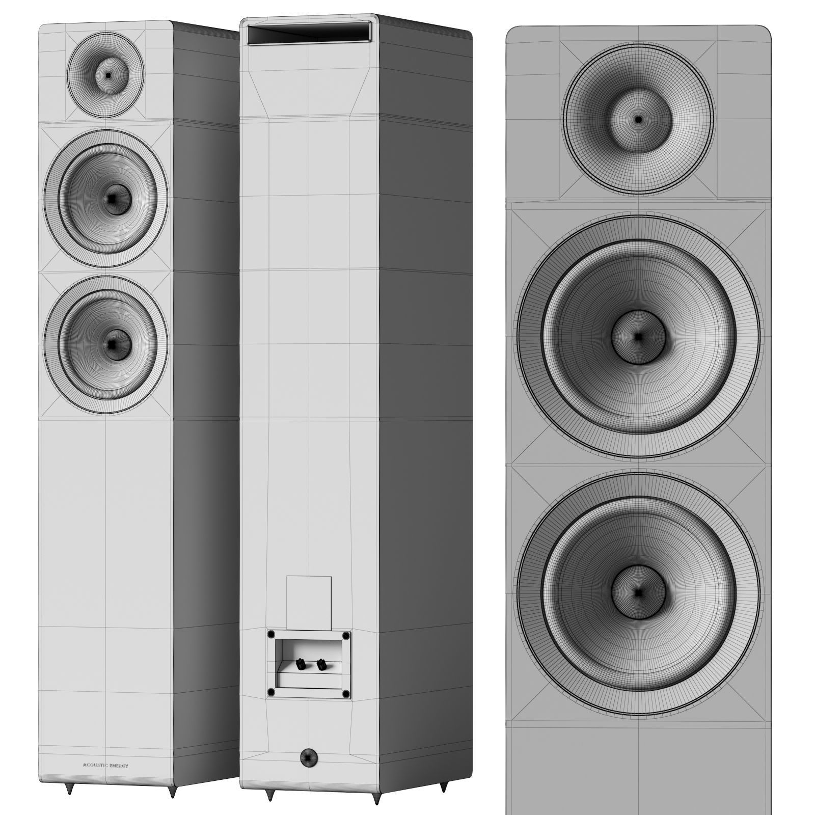 Acoustic Energy AE 309 3D model_4