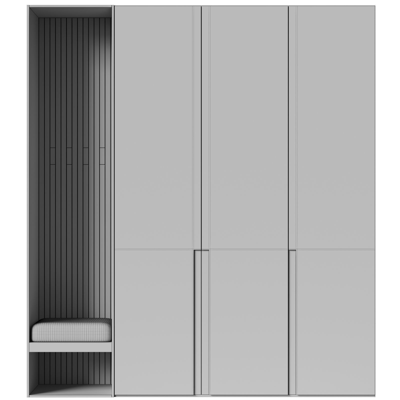 Hallway set 7 3D model_3