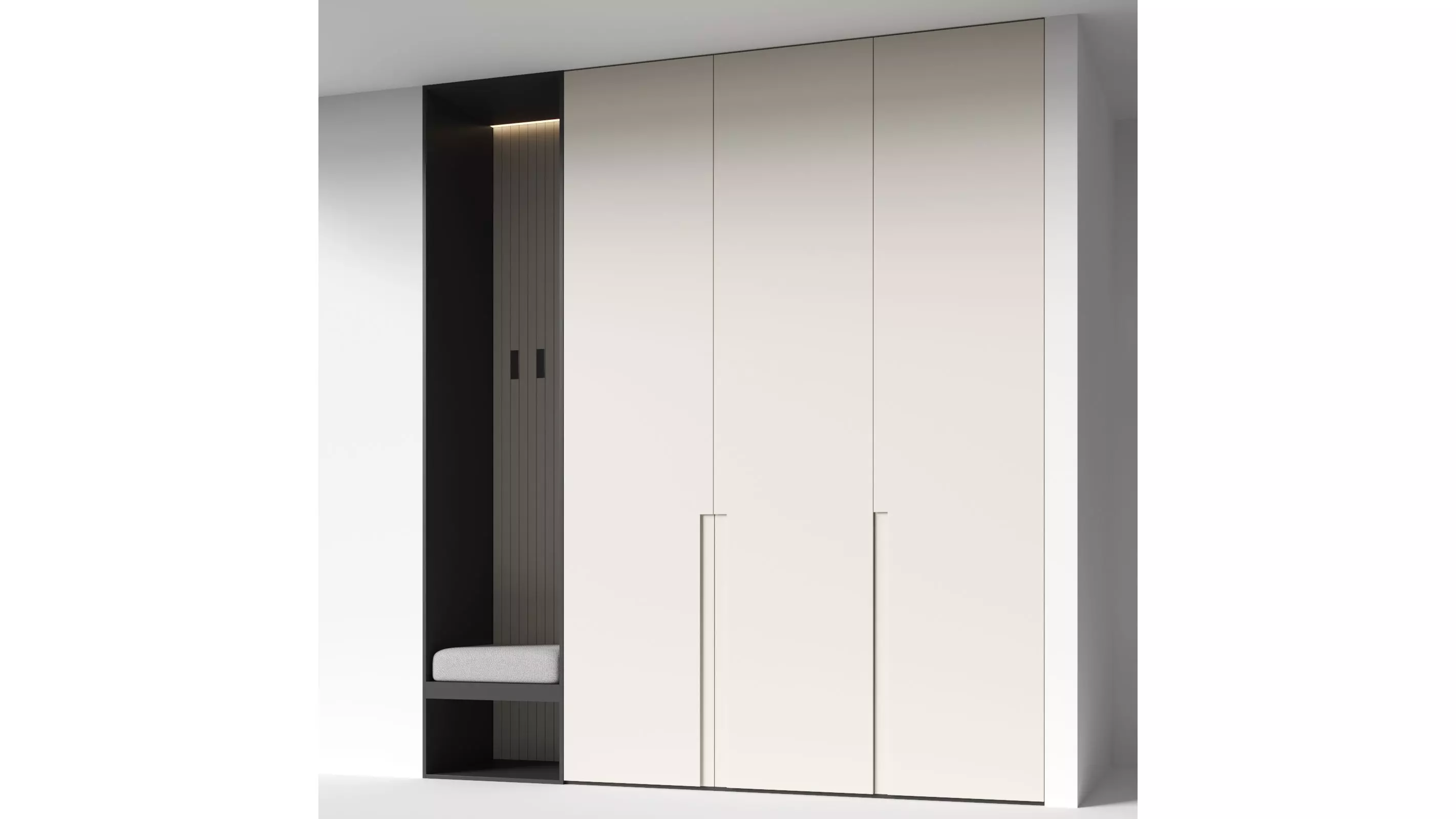 Hallway set 7 3D model_0