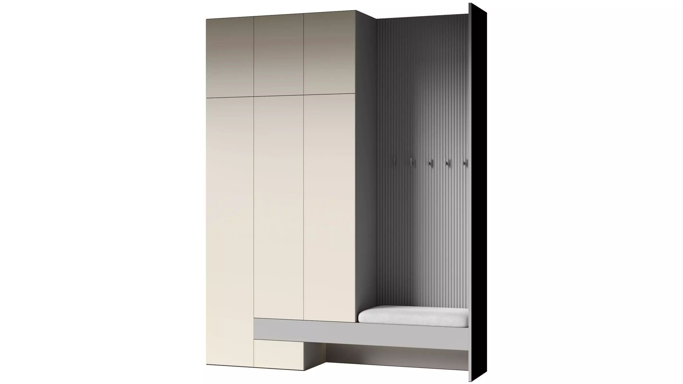 Hallway set 11 3D model_0